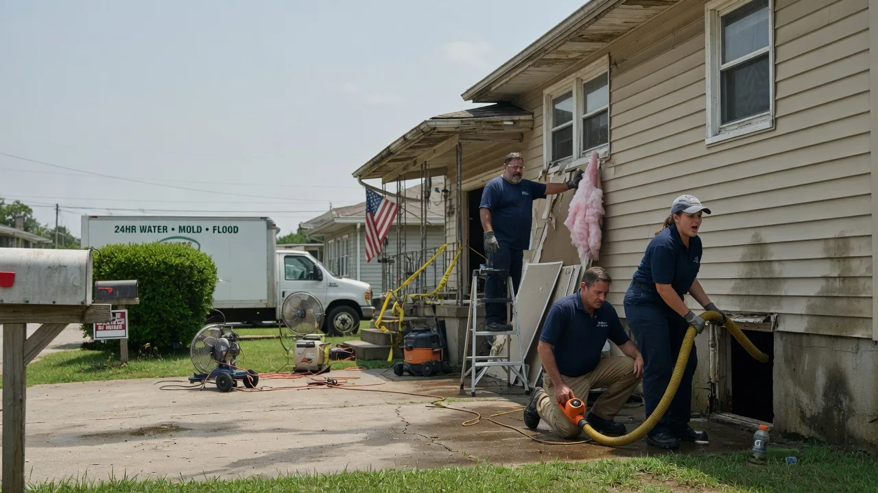Water Damage Repair in Canadian, OK near me